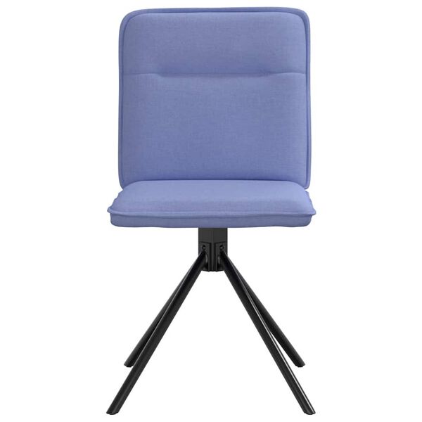 vidaXL Esszimmerst&uuml;hle 4 Stk. Jeansblau Stoff