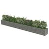 vidaXL Gabionen-Hochbeet Verzinkter Stahl 540&times;50&times;50 cm
