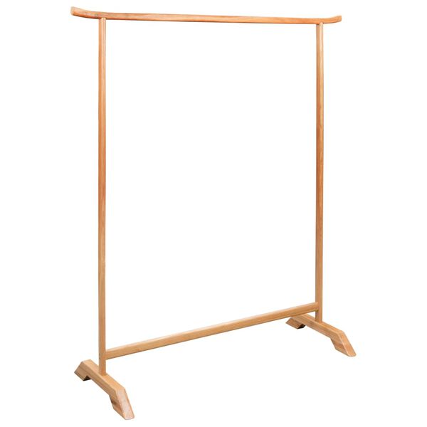 vidaXL Kleiderst&auml;nder 125 x 175 cm Massivholz Eiche