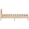 vidaXL Massivholzbett ohne Matratze 90x190 cm Kiefernholz