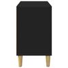 vidaXL Katzenhaus Schwarz 51 x 30 x 52 cm Holzwerkstoff