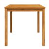 vidaXL Gartentisch 140x80x74 cm Massivholz Akazie