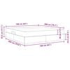 vidaXL Aufbewahrungsbett mit Matratze Schwarz 160 x 200 cm Samt