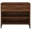 vidaXL Schuhregal Braun Eichen-Optik 70x36x60 cm Holzwerkstoff