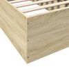 vidaXL Bettgestell Sonoma-Eiche 90x200 cm Holzwerkstoff