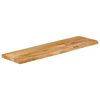 vidaXL Tischplatte mit Baumkante 110x40x3,8 cm Massivholz Mango