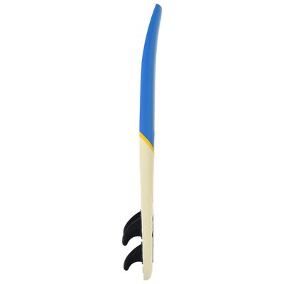 vidaXL Surfbrett 170 cm Blau und Creme