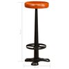 vidaXL Barhocker 2 Stk. Echtleder