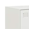 vidaXL Sideboard Wei&szlig; 67x39x107 cm Stahl