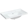 vidaXL Waschbecken Wei&szlig; 91,5x48x23 cm Rechteckig Keramik