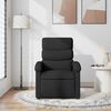 vidaXL Massagesessel Schwarz Stoff