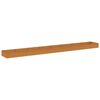 vidaXL Hochbeet 770x100x36 cm Cortenstahl