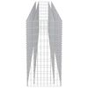 vidaXL Gabionen-Hochbeet Verzinkter Stahl 450&times;50&times;100 cm