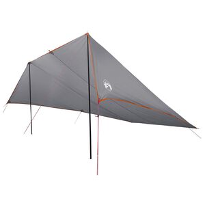 vidaXL Fahrzeugmarkise mit Dach Grau und Orange 518 x 580 x 215 cm