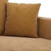 vidaXL 3-Sitzer-Sofa Braun 210 cm Samt