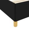 vidaXL Bettrahmen mit Matratze Schwarz 160 x 200 cm Stoff