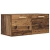 vidaXL Wandschrank Wandhalterung Altholz 80 x 36,5 x 35 cm