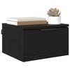 vidaXL Nachttisch 2 pcs Schwarz Eichen-Optik 34 x 30 x 20 cm