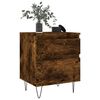 vidaXL Nachttische 2 Stk. R&auml;uchereiche 40x35x50 cm Holzwerkstoff