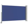 vidaXL Ausziehbare Seitenmarkise 140 x 300 cm Blau