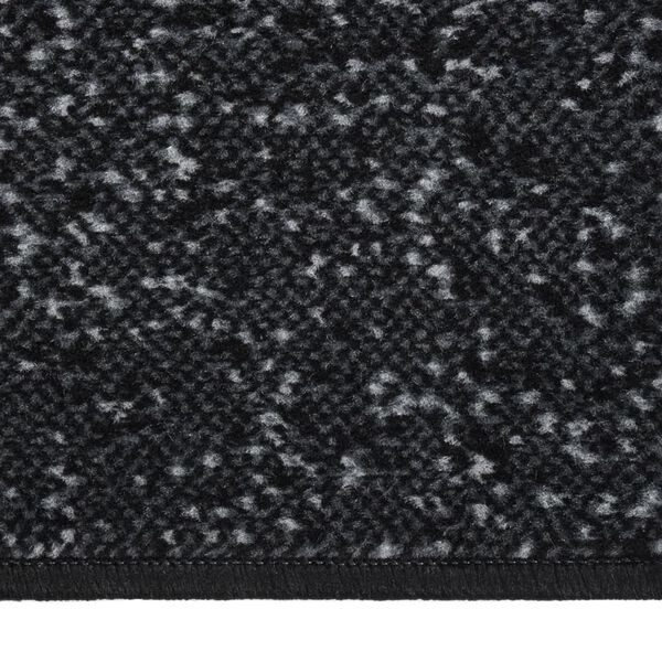 vidaXL Teppichl&auml;ufer BCF Anthrazit 100x250 cm