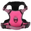 vidaXL Hundegeschirr mit Leine & Halsband Verstellbar Rosa L