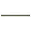 vidaXL Schwebendes Regal 2 pcs Olive Gr&uuml;n 100 x 18 x 2,5 cm Stahl