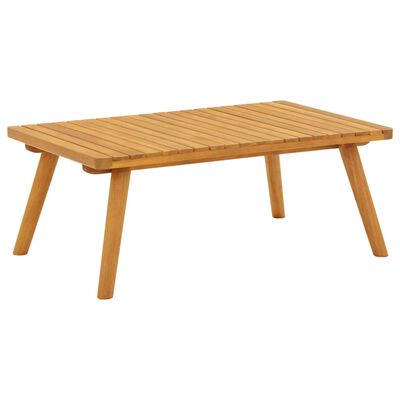 vidaXL Garten-Couchtisch 90x55x35 cm Massivholz Akazie