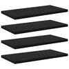 vidaXL Regalbrett 3 Ebenen 4 pcs 40 x 20 x 1,5 cm Holzwerkstoff