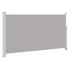 vidaXL Ausziehbare Seitenmarkise 160x300 cm Grau