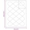 vidaXL Decken & Bettdecken Weiß 155 x 200 cm Polyester