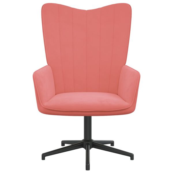 vidaXL Relaxsessel Rosa Samt