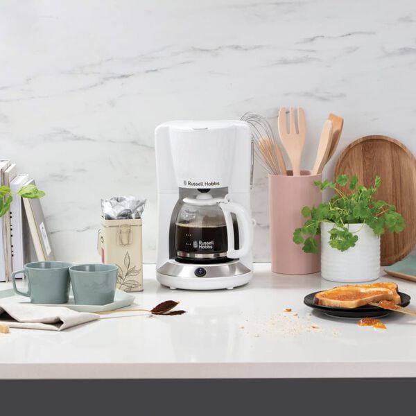 Russell Hobbs Kaffeemaschine Honeycomb Wei&szlig;