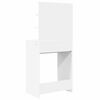 vidaXL Schlafzimmer-Frisiertische mit Regal Wei&szlig; 80 x 39,6 x 135 cm
