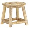 vidaXL Hocker Handbemalt 38&times;38&times;35 cm Mango Massivholz