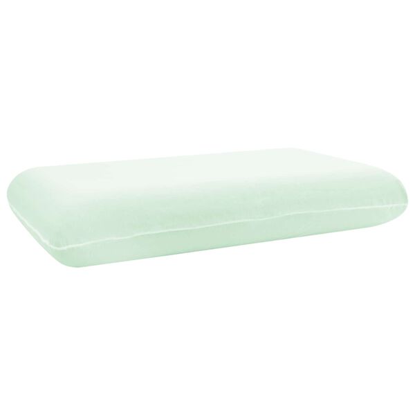 vidaXL Schlafkissen Uni Wei&szlig; 60 x 40 x 10 cm Viscoschaum