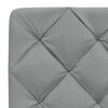 vidaXL Bettgestell ohne Matratze Hellgrau 160x200 cm Stoff