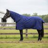 vidaXL Pferdedecke Dunkelgr&uuml;n und Schwarz 165 cm Polyester