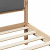 vidaXL Bettrahmen Dunkelgrau 100 x 200 cm Massives Kiefernholz