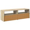 vidaXL TV-Schr&auml;nke LED-Leuchten 2 Stk. Sonoma-Eiche 60x35x40 cm