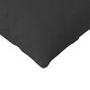 vidaXL Sofakissen 2 St&uuml;ck Schwarz 145 x 40 cm Stoff