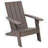 vidaXL Adirondack-Gartenstuhl Hellbraun 75x88,5x89,5 cm Polypropylen