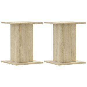 vidaXL Lautsprecherst&auml;nder 2Stk. Sonoma-Eiche 30x30x40cm Holzwerkstoff