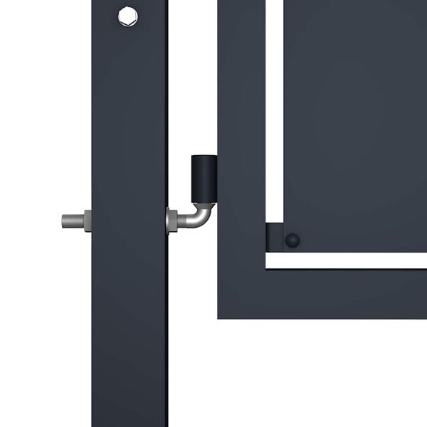 vidaXL Gartentor aus Stahl 300 x 200 cm Anthrazit