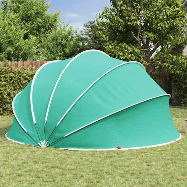 vidaXL Pool-Dome Gr&uuml;n 430 x 430 x 210 cm