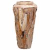 vidaXL Deko-Vase 40 x 80 cm Massivholz Teak