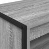 vidaXL Hohe Schr&auml;nke 2 pcs Graues Sonoma 60 x 36 x 200 cm