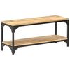 vidaXL Couchtisch 90x30x40 cm Massivholz Mango