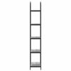 vidaXL B&uuml;cherregal Graues Sonoma 60 x 30 x 183 cm Holzwerkstoff