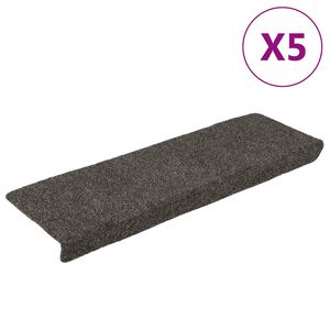 vidaXL Stufenmatten Selbstklebend 5 Stk. 65x21x4 cm Anthrazit